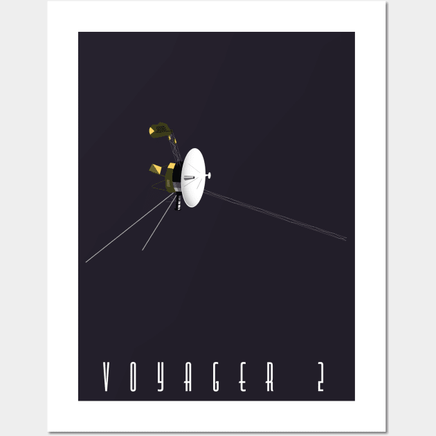 Voyager 2 Space craft Wall Art by nickemporium1